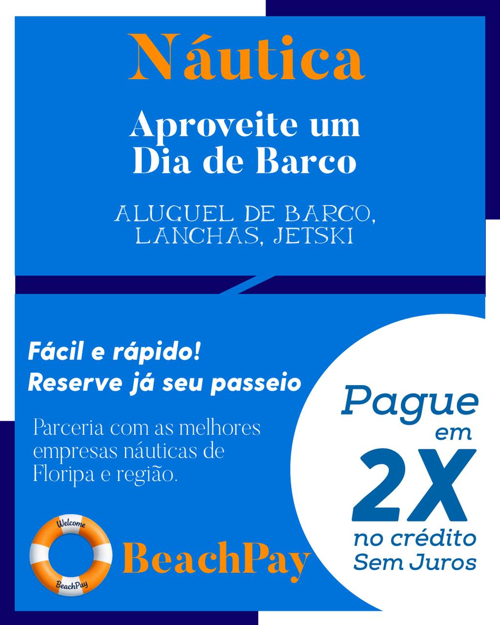 Marketplace BeachPay — Aluguel de barcos, lanchas e jetski